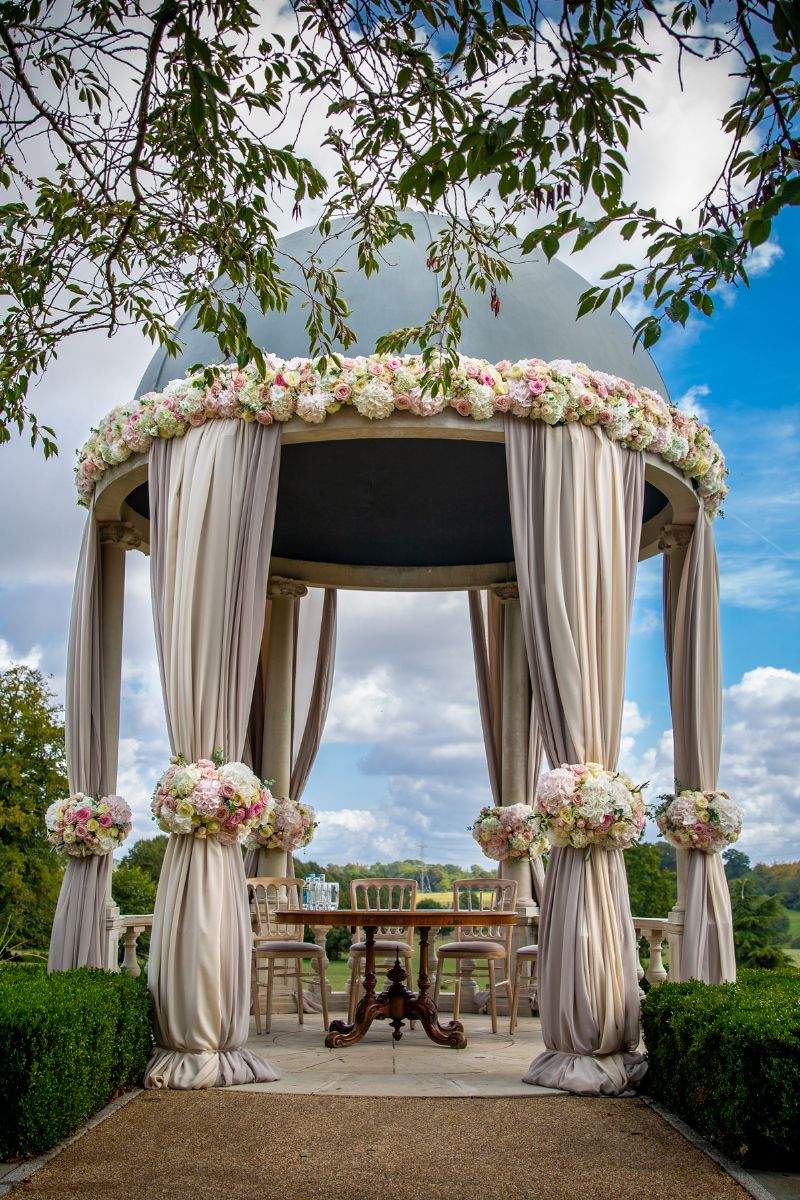 With it's iconic outdoor wedding dome, Russets is the finest wedding venue in Surrey offering outdoor ceremonies