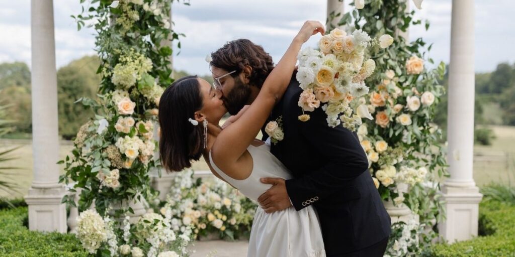Couple at The Dome Russets Wedding Venue